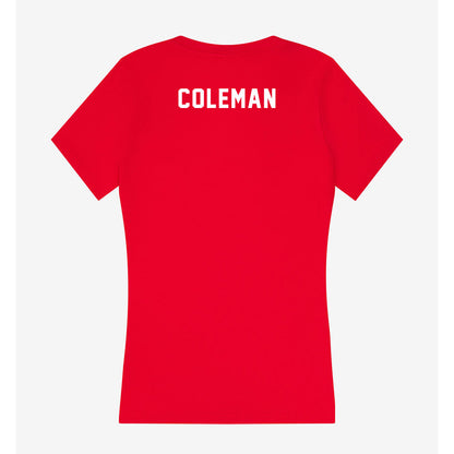 Dallas Baptist - NCAA Men's Track & Field : Jace Coleman - Women's V-Neck T-Shirt-1