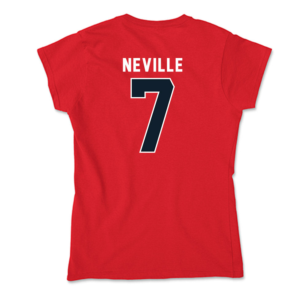Dallas Baptist - NCAA Baseball : Cooper Neville - Soft Style Women’s T-Shirt-1