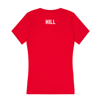 Dallas Baptist - NCAA Men's Track & Field : Dylan Hill - Women's V-Neck T-Shirt-1