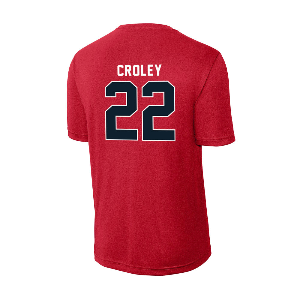 Dallas Baptist - NCAA Women's Soccer : Emma Croley - Activewear T-Shirt-1