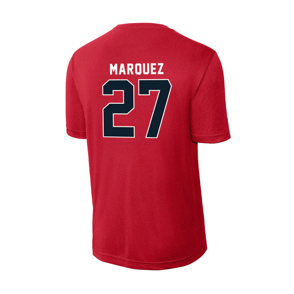 Dallas Baptist - NCAA Women's Bowling : Paul Marquez - Activewear T-Shirt-1