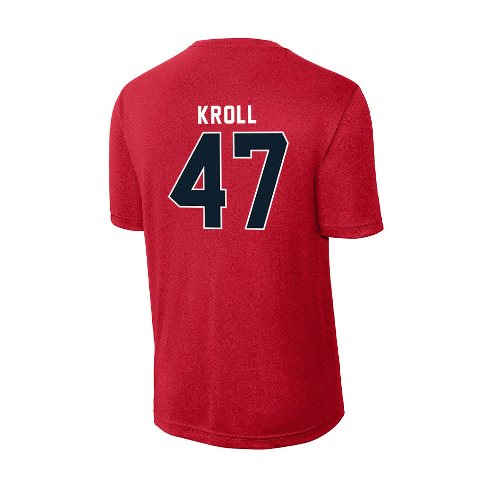 Dallas Baptist - NCAA Baseball : Athan Kroll - Activewear T-Shirt-1