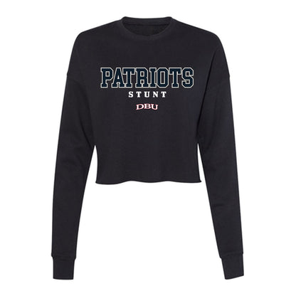 Dallas Baptist - NCAA Stunt : Fernanda Lopez - Women's Cropped Crew Fleece-0