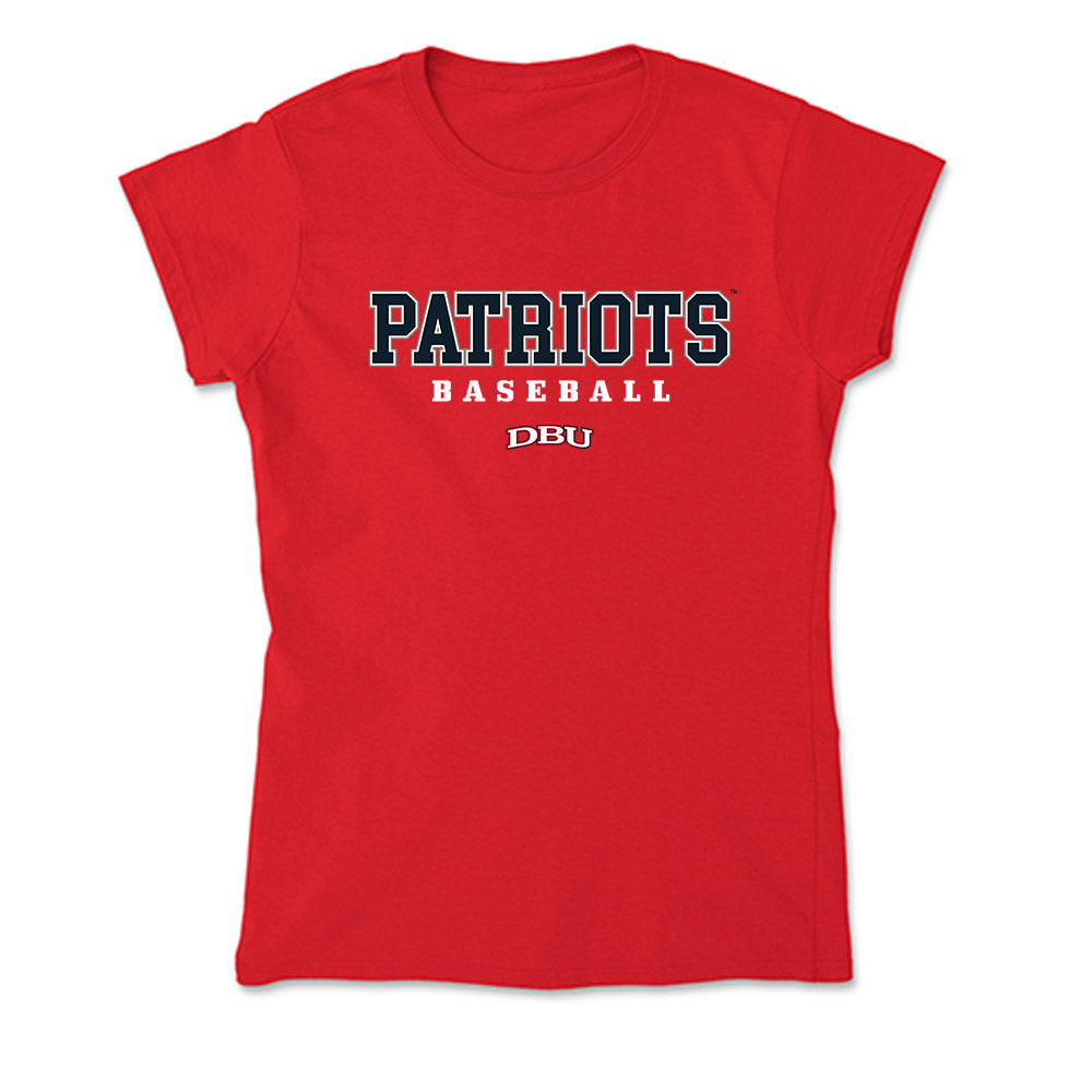 Dallas Baptist - NCAA Baseball : Blake Martinez - Soft Style Women’s T-Shirt-0