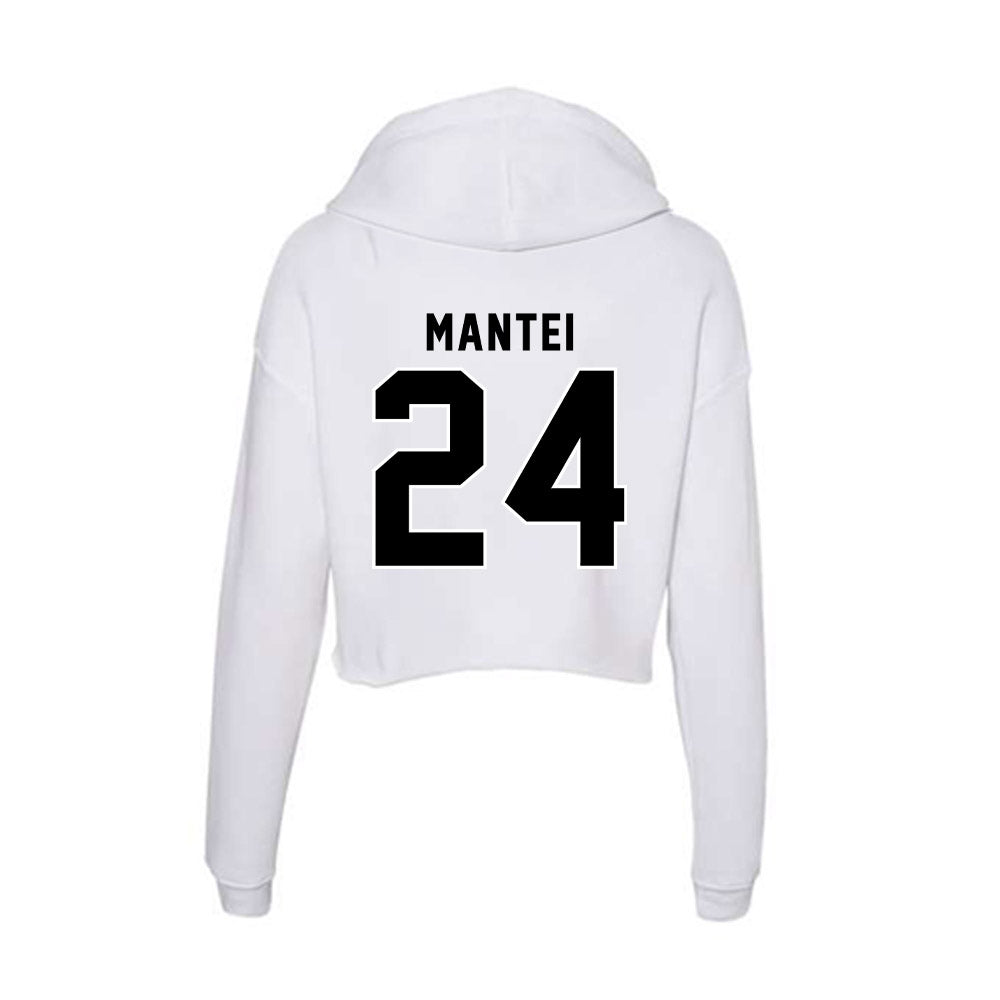 Providence - NCAA Men's Ice Hockey : Quinn Mantei - Women's Crop Fleece Hoodie-1