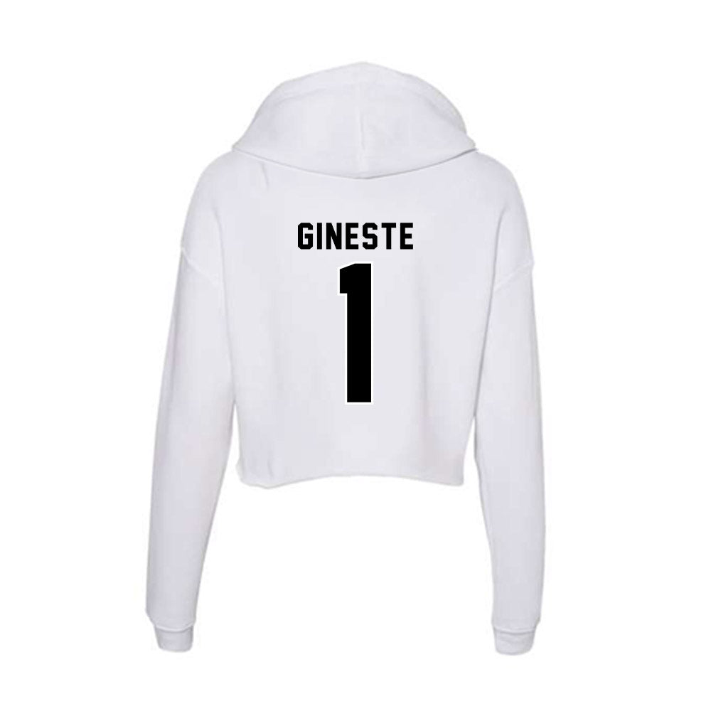 Providence - NCAA Women's Field Hockey : Pauline Gineste - Women's Crop Fleece Hooded Sweatshirt-1