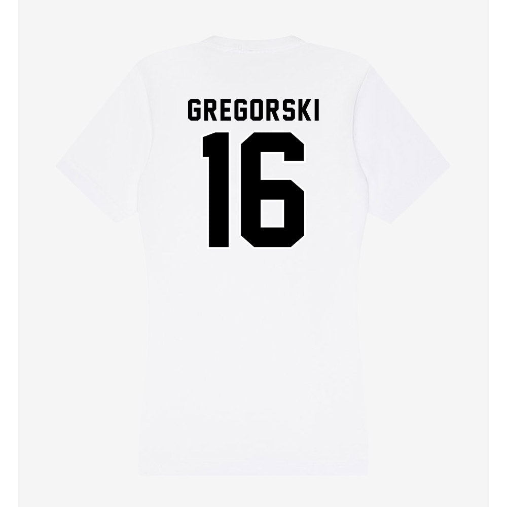 Providence - NCAA Women's Soccer : Emma Gregorski - Women's V-Neck T-Shirt-1