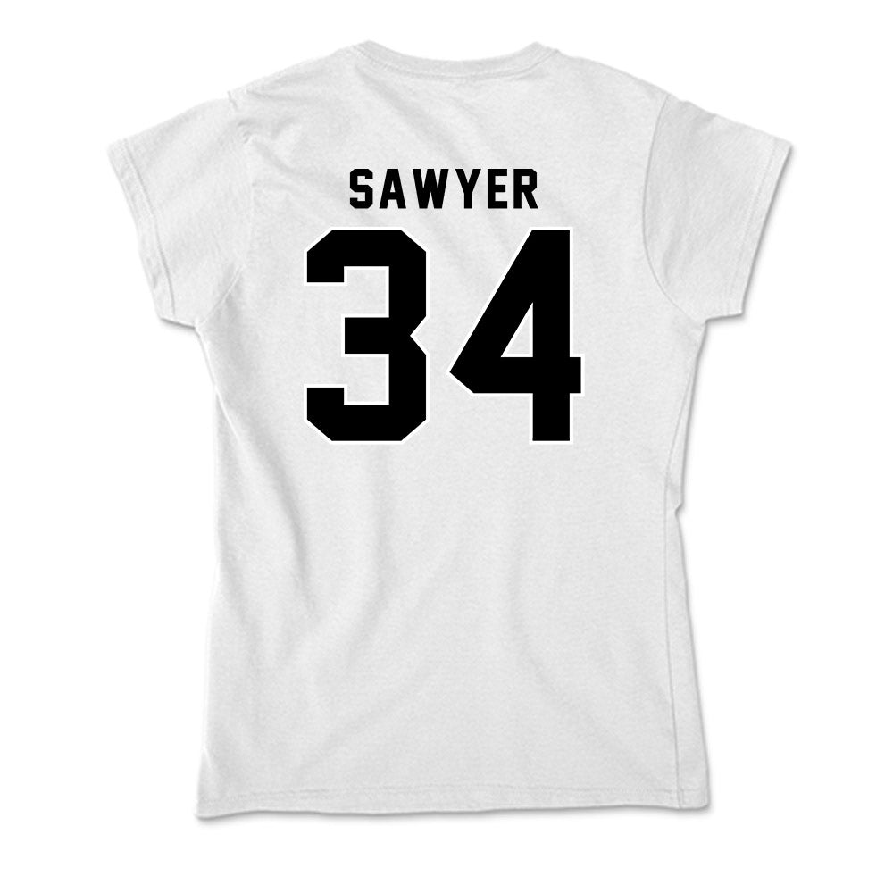 Providence - NCAA Men's Ice Hockey : Logan Sawyer - Soft Style Women’s T-Shirt-1