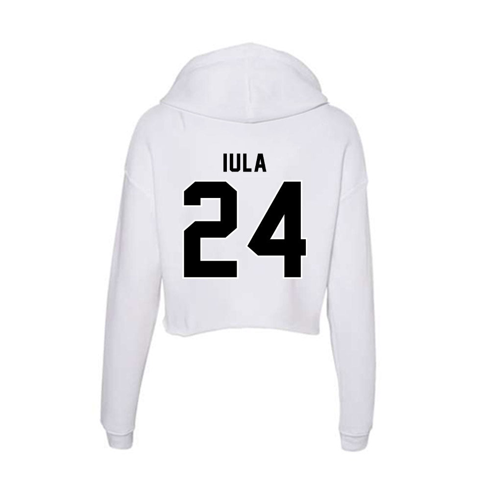Providence - NCAA Softball : Valentina Iula - Women's Crop Fleece Hoodie-1