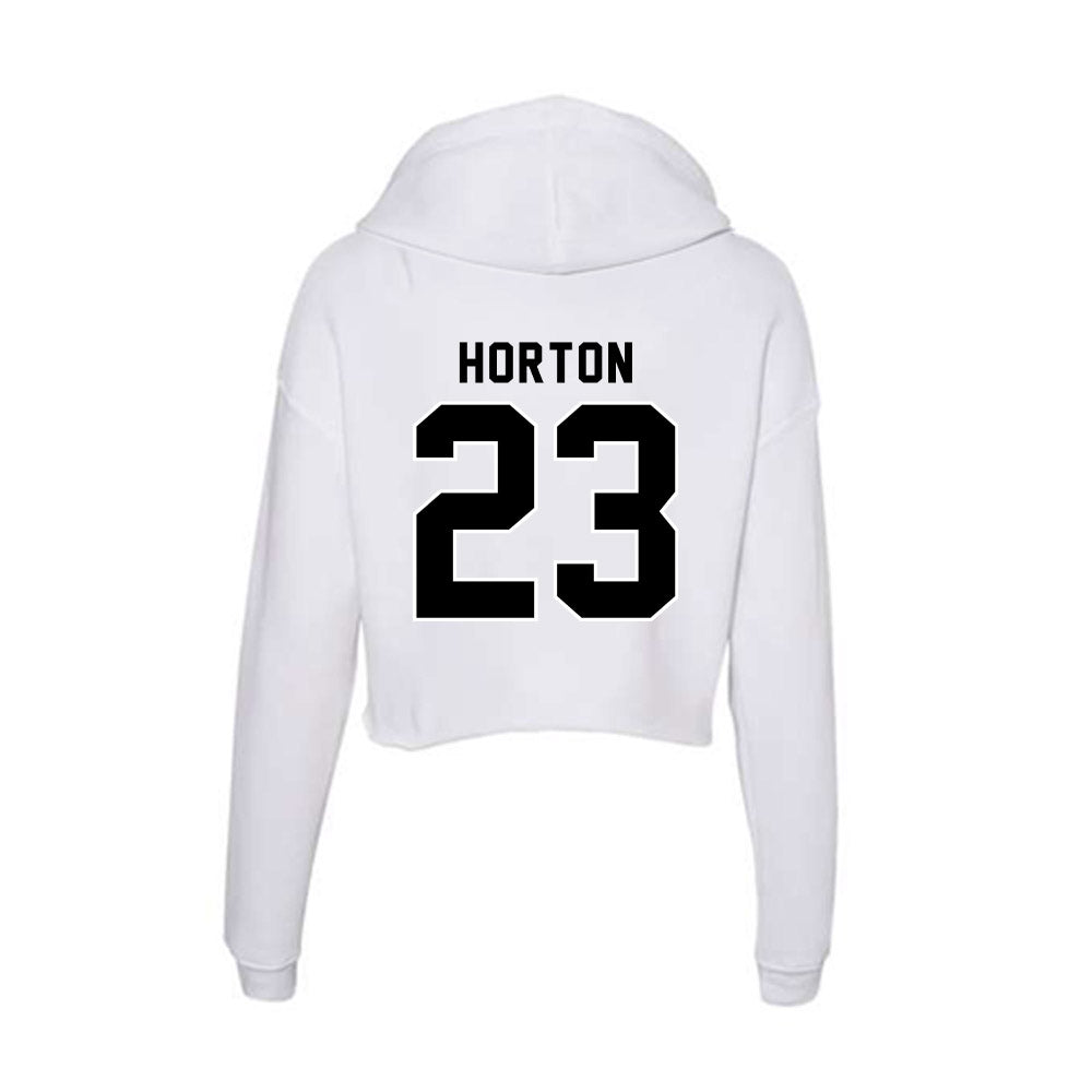 Providence - NCAA Men's Lacrosse : Vincent Horton - Women's Crop Fleece Hoodie-1