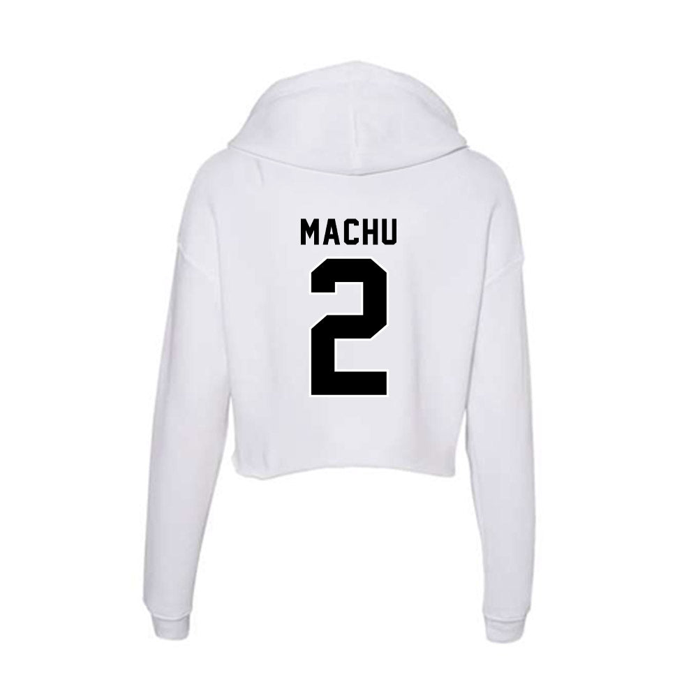 Providence - NCAA Men's Ice Hockey : Tomas Machu - Women's Crop Fleece Hoodie-1