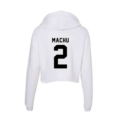Providence - NCAA Men's Ice Hockey : Tomas Machu - Women's Crop Fleece Hoodie-1