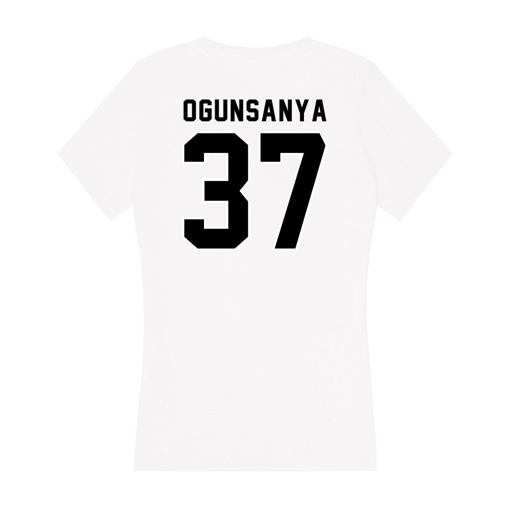 Providence - NCAA Men's Soccer : Khayr Ogunsanya - Women's V-Neck T-Shirt-1