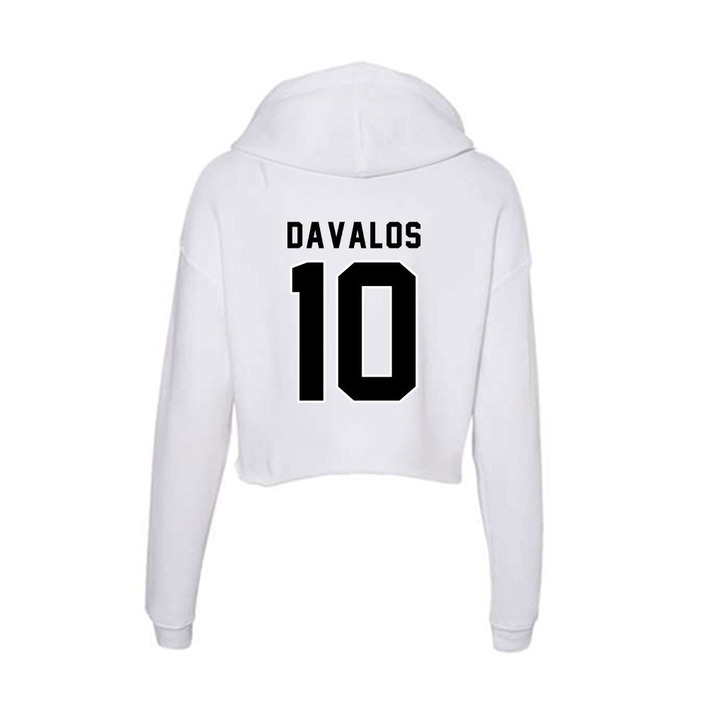 Providence - NCAA Women's Tennis : Elisa Davalos - Women's Crop Fleece Hoodie-1