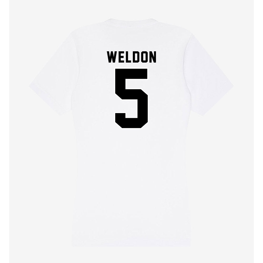 Providence - NCAA Women's Volleyball : Megan Weldon - Women's V-Neck T-Shirt-1