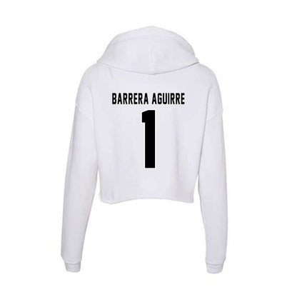 Providence - NCAA Women's Tennis : Cami Barrera Aguirre - Women's Crop Fleece Hoodie-1