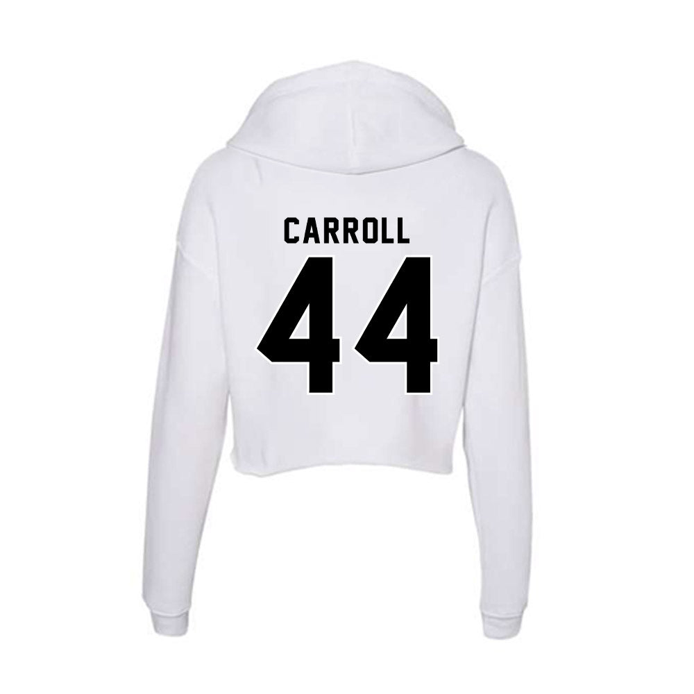 Providence - NCAA Men's Lacrosse : Frankie Carroll Carroll - Women's Crop Fleece Hoodie-1