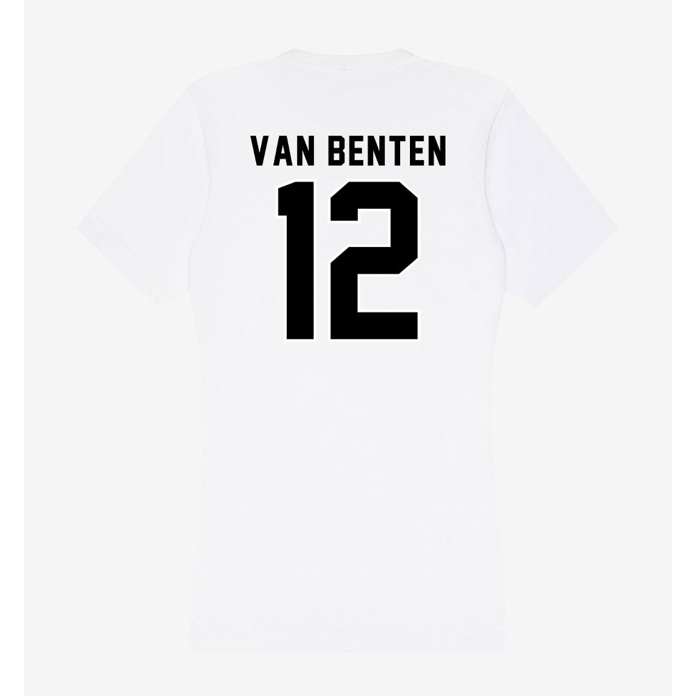 Providence - NCAA Women's Field Hockey : Carly Van Benten - Women's V-Neck T-Shirt-1