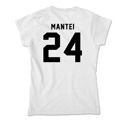 Providence - NCAA Men's Ice Hockey : Quinn Mantei - Soft Style Women’s T-Shirt-1
