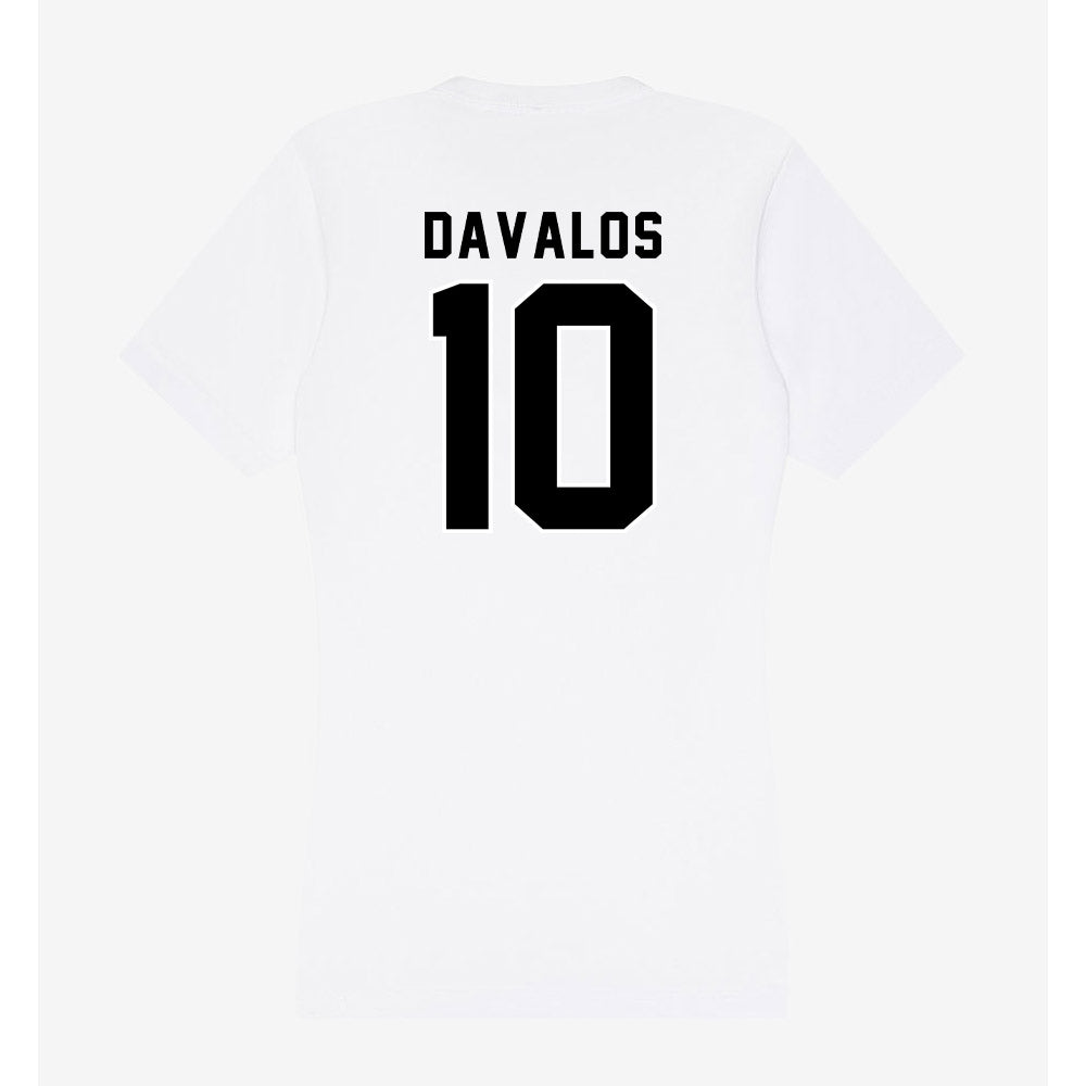 Providence - NCAA Women's Tennis : Elisa Davalos - Women's V-Neck T-Shirt-1