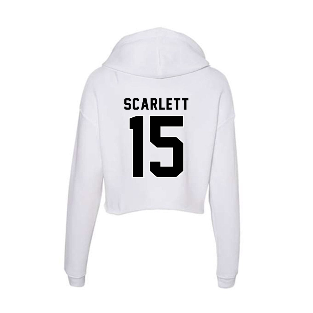 Providence - NCAA Women's Basketball : MacKayla Scarlett - Women's Crop Fleece Hoodie-1