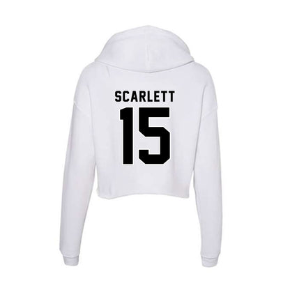 Providence - NCAA Women's Basketball : MacKayla Scarlett - Women's Crop Fleece Hoodie-1