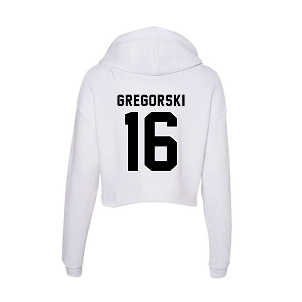 Providence - NCAA Women's Soccer : Emma Gregorski - Women's Crop Fleece Hoodie-1