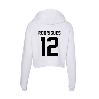 Providence - NCAA Women's Basketball : Olivia Rodrigues - Women's Crop Fleece Hoodie-1