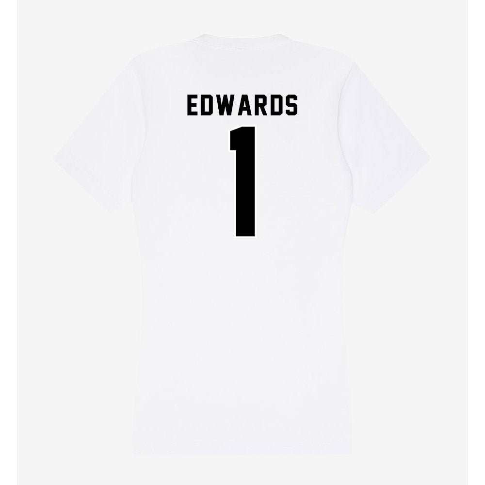 Providence - NCAA Men's Basketball : Jason Edwards - Women's V-Neck T-Shirt-1