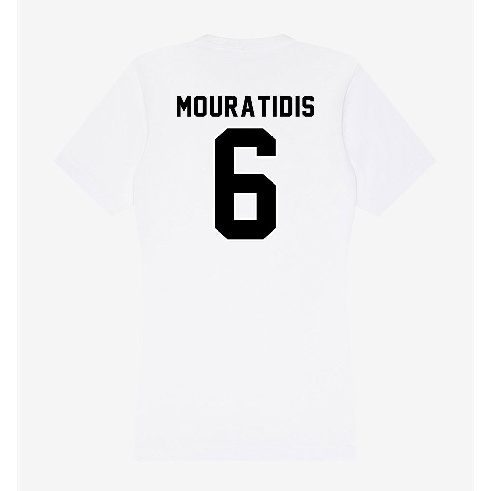 Providence - NCAA Women's Soccer : Thaea Mouratidis - Women's V-Neck T-Shirt-1