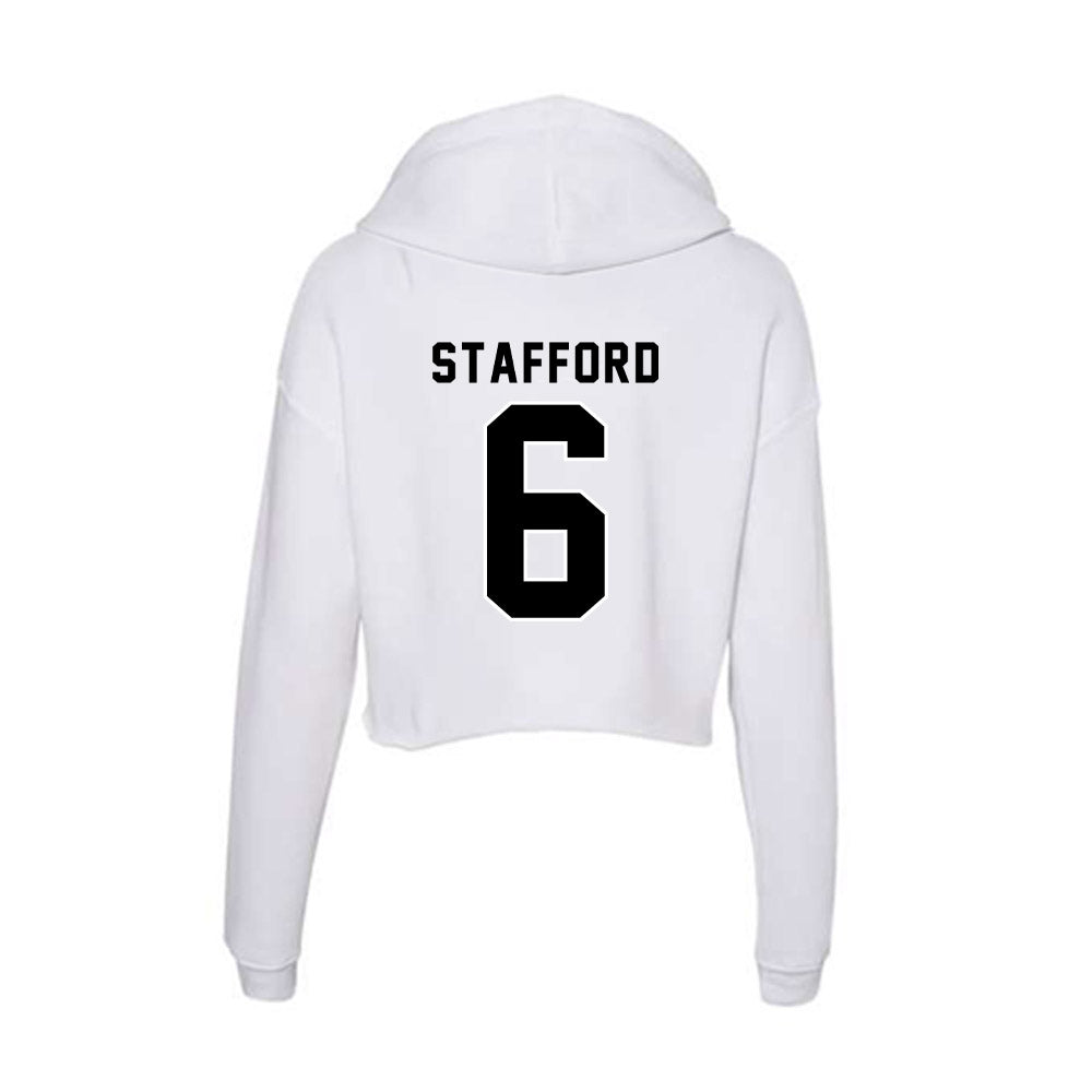 Providence - NCAA Men's Soccer : Caden Stafford - Women's Crop Fleece Hoodie-1