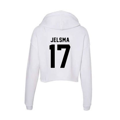 Providence - NCAA Men's Ice Hockey : Beau Jelsma - Women's Crop Fleece Hoodie-1