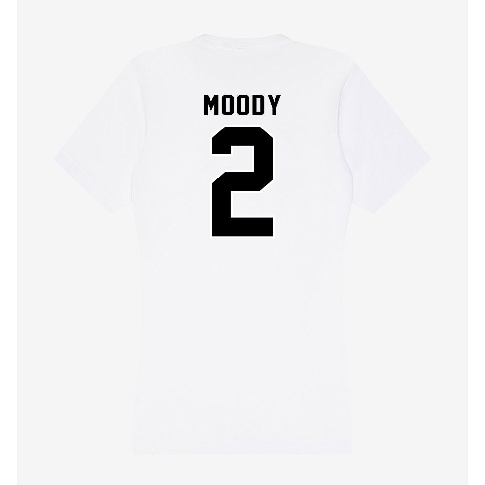 Providence - NCAA Women's Basketball : Princess Moody - Women's V-Neck T-Shirt-1