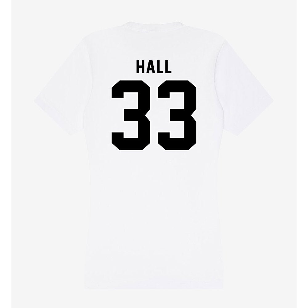 Providence - NCAA Women's Basketball : Sophi Hall - Women's V-Neck T-Shirt-1