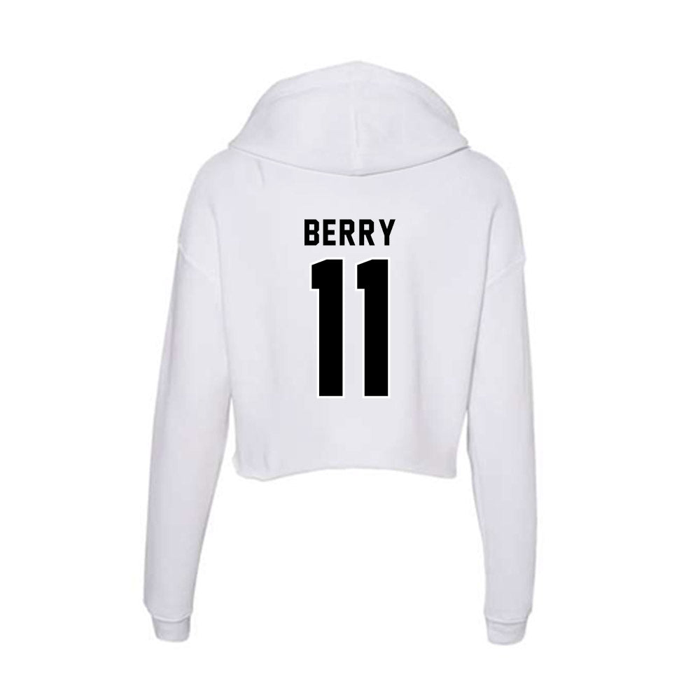 Providence - NCAA Women's Volleyball : Lyric Berry - Women's Crop Fleece Hoodie-1
