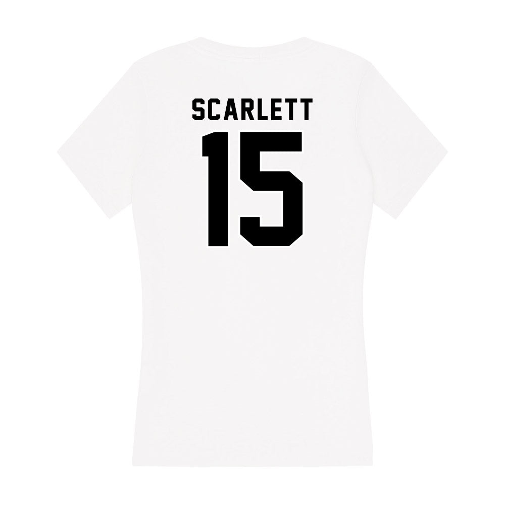 Providence - NCAA Women's Basketball : MacKayla Scarlett - Women's V-Neck T-Shirt-1
