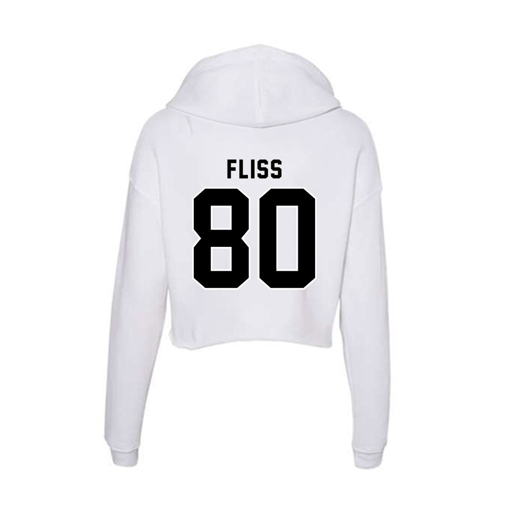 Providence - NCAA Men's Lacrosse : Luke Fliss - Women's Crop Fleece Hoodie-1