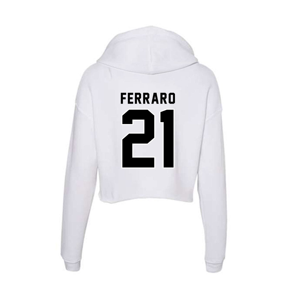 Providence - NCAA Men's Lacrosse : Will Ferraro - Women's Crop Fleece Hoodie-1