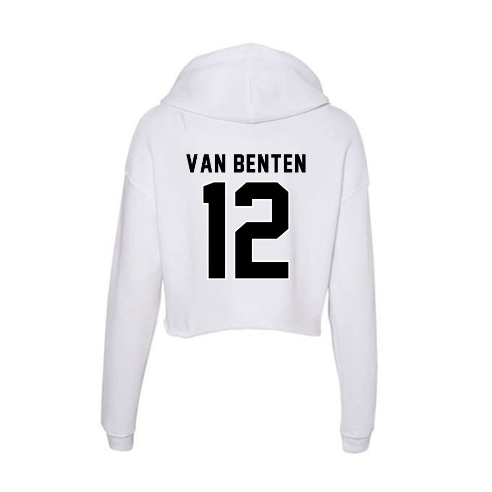 Providence - NCAA Women's Field Hockey : Carly Van Benten - Women's Crop Fleece Hoodie-1