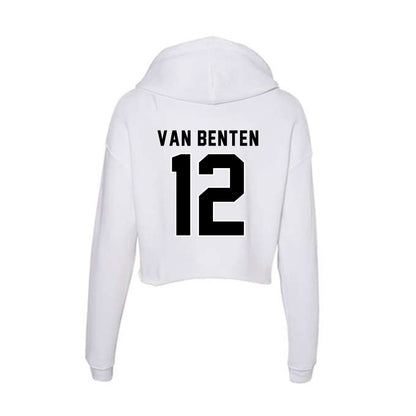 Providence - NCAA Women's Field Hockey : Carly Van Benten - Women's Crop Fleece Hoodie-1
