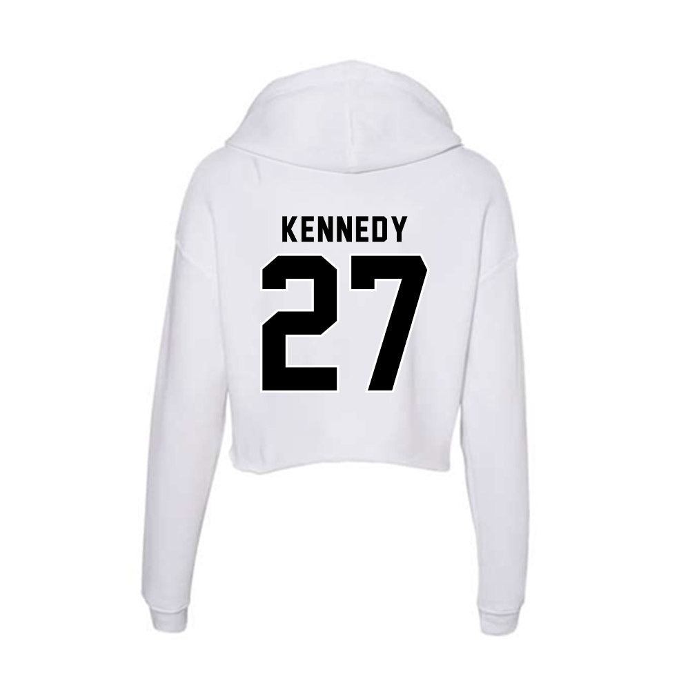 Providence - NCAA Men's Lacrosse : Parker Kennedy - Women's Crop Fleece Hoodie-1