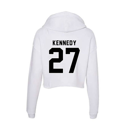 Providence - NCAA Men's Lacrosse : Parker Kennedy - Women's Crop Fleece Hoodie-1