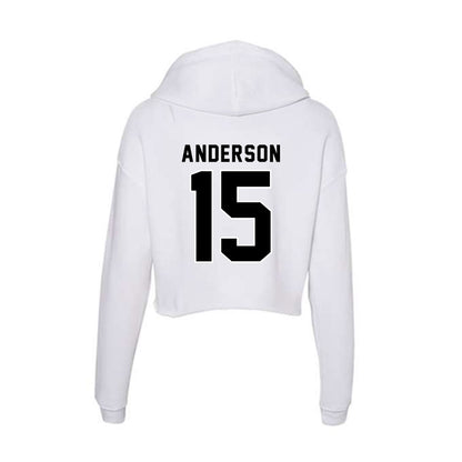 Providence - NCAA Men's Lacrosse : Cooper Anderson - Women's Crop Fleece Hoodie-1
