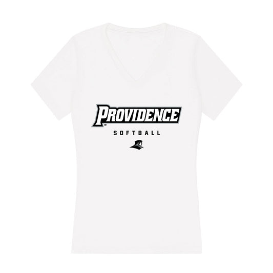 Providence - NCAA Softball : Scarlette Tegtman - Women's V-Neck T-Shirt-0
