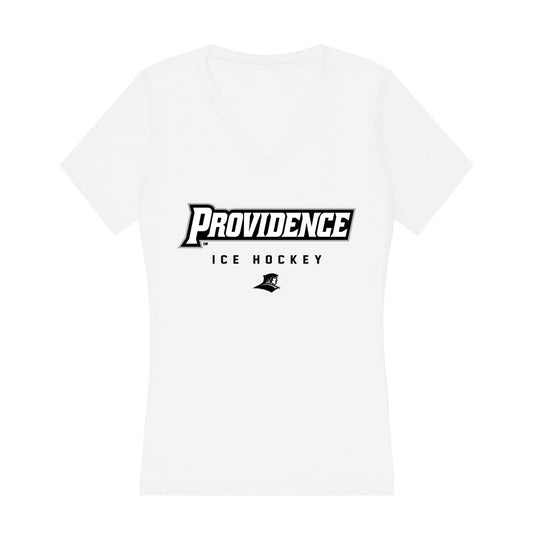 Providence - NCAA Men's Ice Hockey : Martin Masa - Women's V-Neck T-Shirt-0