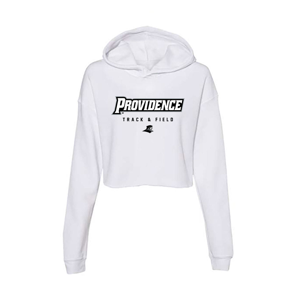 Providence - NCAA Women's Track & Field : Maya Bergamesca - Women's Crop Fleece Hoodie-0