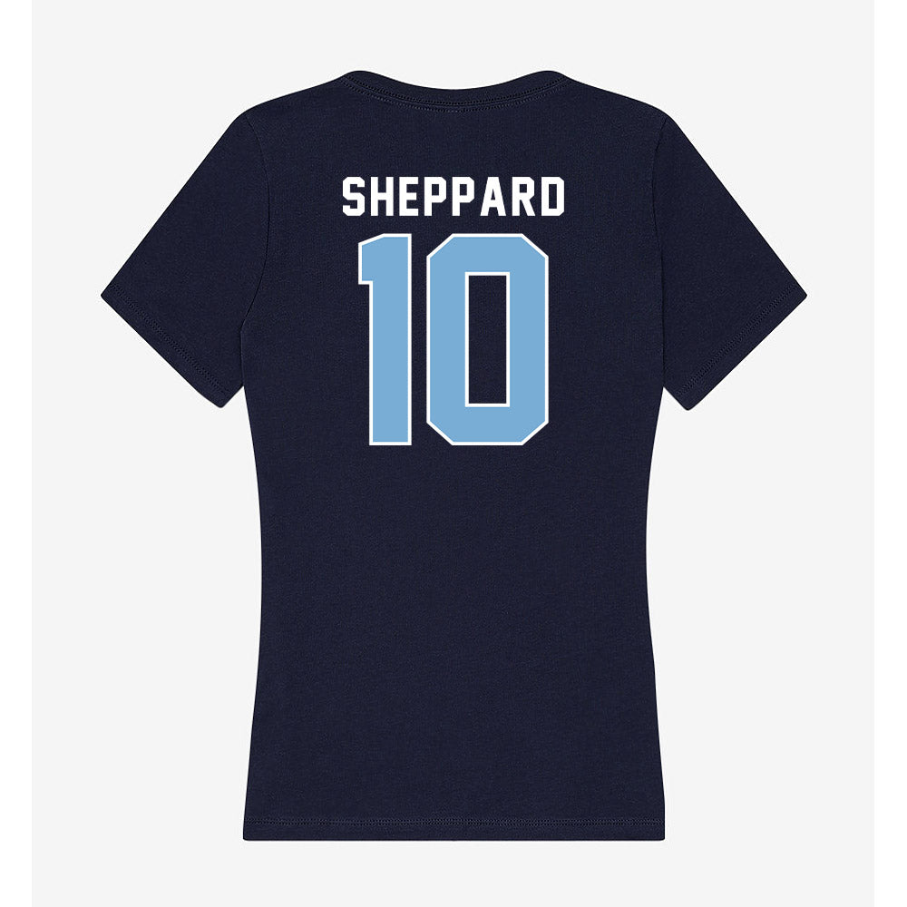 The Citadel - NCAA Football : DAngelo Sheppard - Women's V-Neck T-Shirt-1