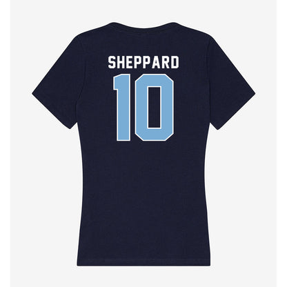 The Citadel - NCAA Football : DAngelo Sheppard - Women's V-Neck T-Shirt-1