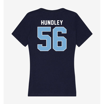 The Citadel - NCAA Football : Brock Hundley - Women's V-Neck T-Shirt-1