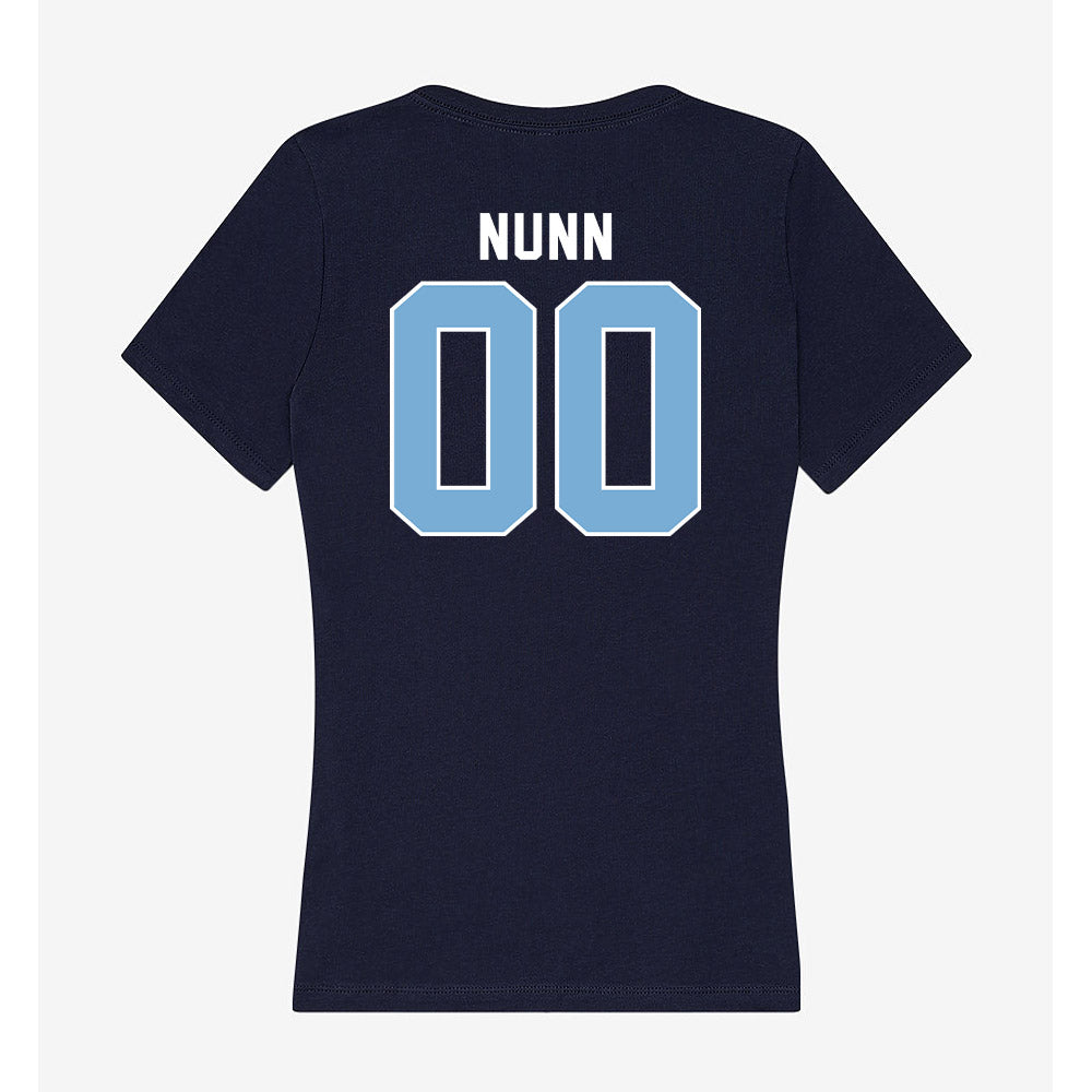 The Citadel - NCAA Football : Christopher Nunn - Women's V-Neck T-Shirt-1